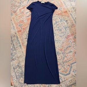 Michael Kors Navy SS Full Length Dress Size XS